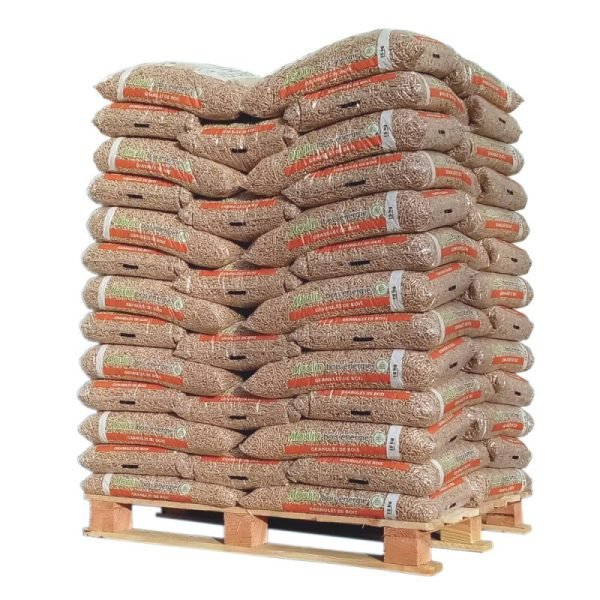 Pellet Moulin Bois Énergie – palette de 65 sacs de 15 kg