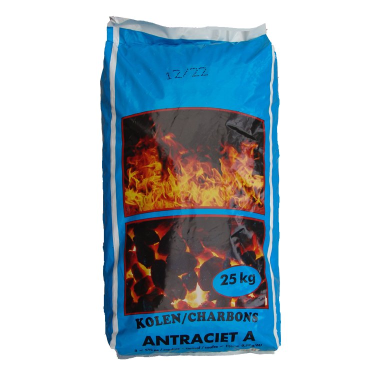 Charbon 100 % anthracite palette (A12-22 mm)