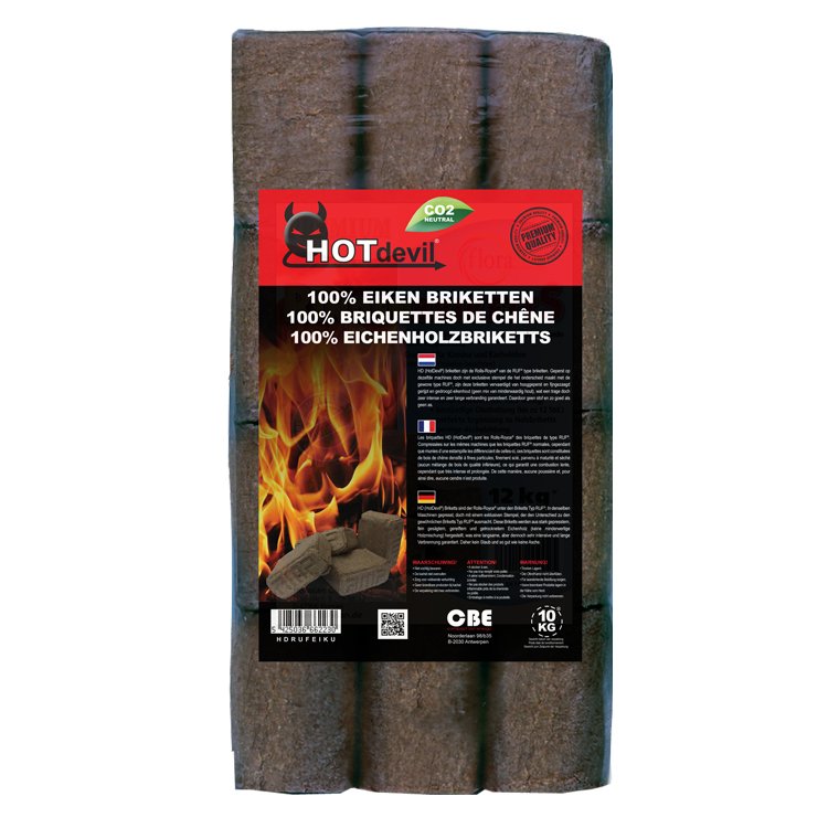 Briquettes de bois RUF 100 % chêne palette (960 kg)