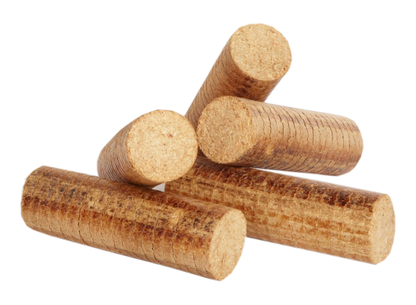 Bûches calorifiques Woodstock – 2 palettes, 208 sacs de 5 bûches