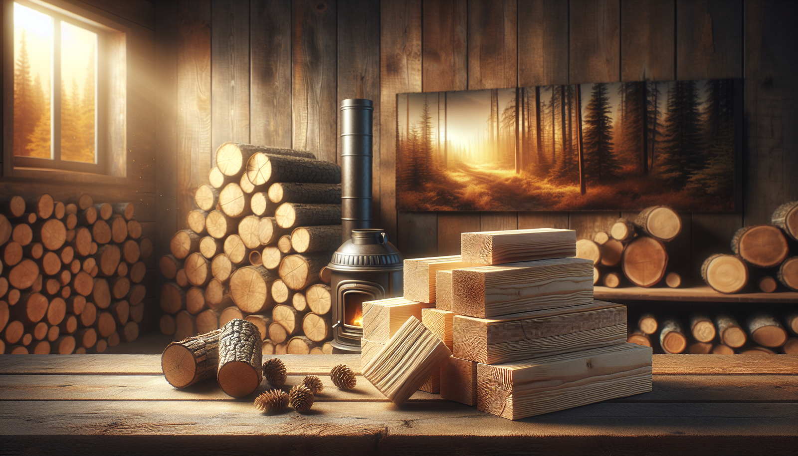 Avantages du bois densifié Woodstock 8 × 84 pour votre chauffage