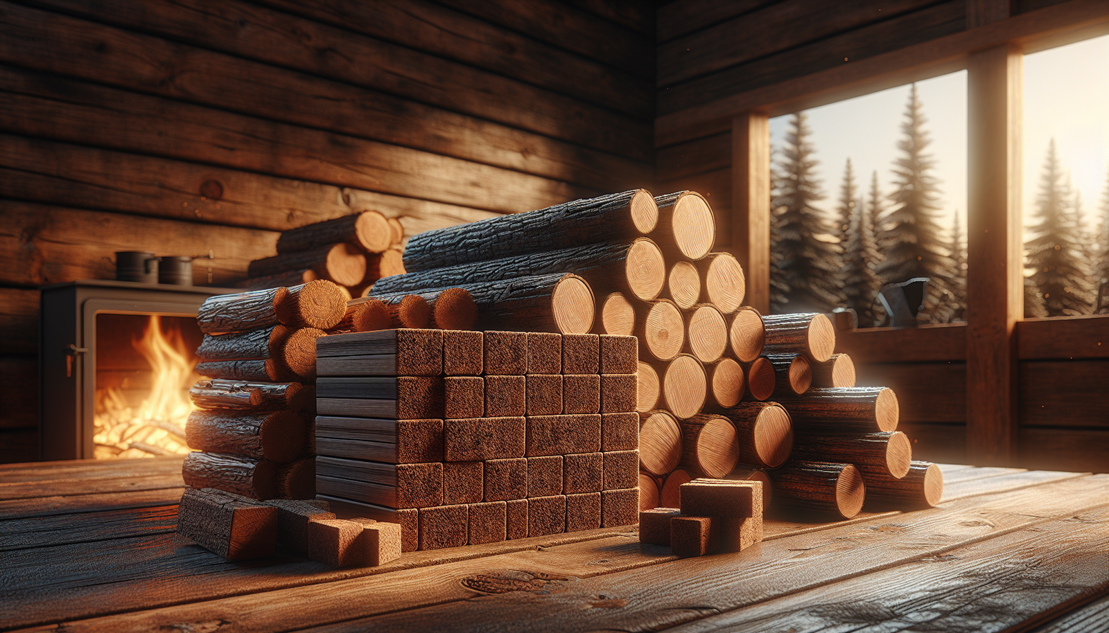 Guide complet des Bûches densifiées de Nuit pour un chauffage optimal