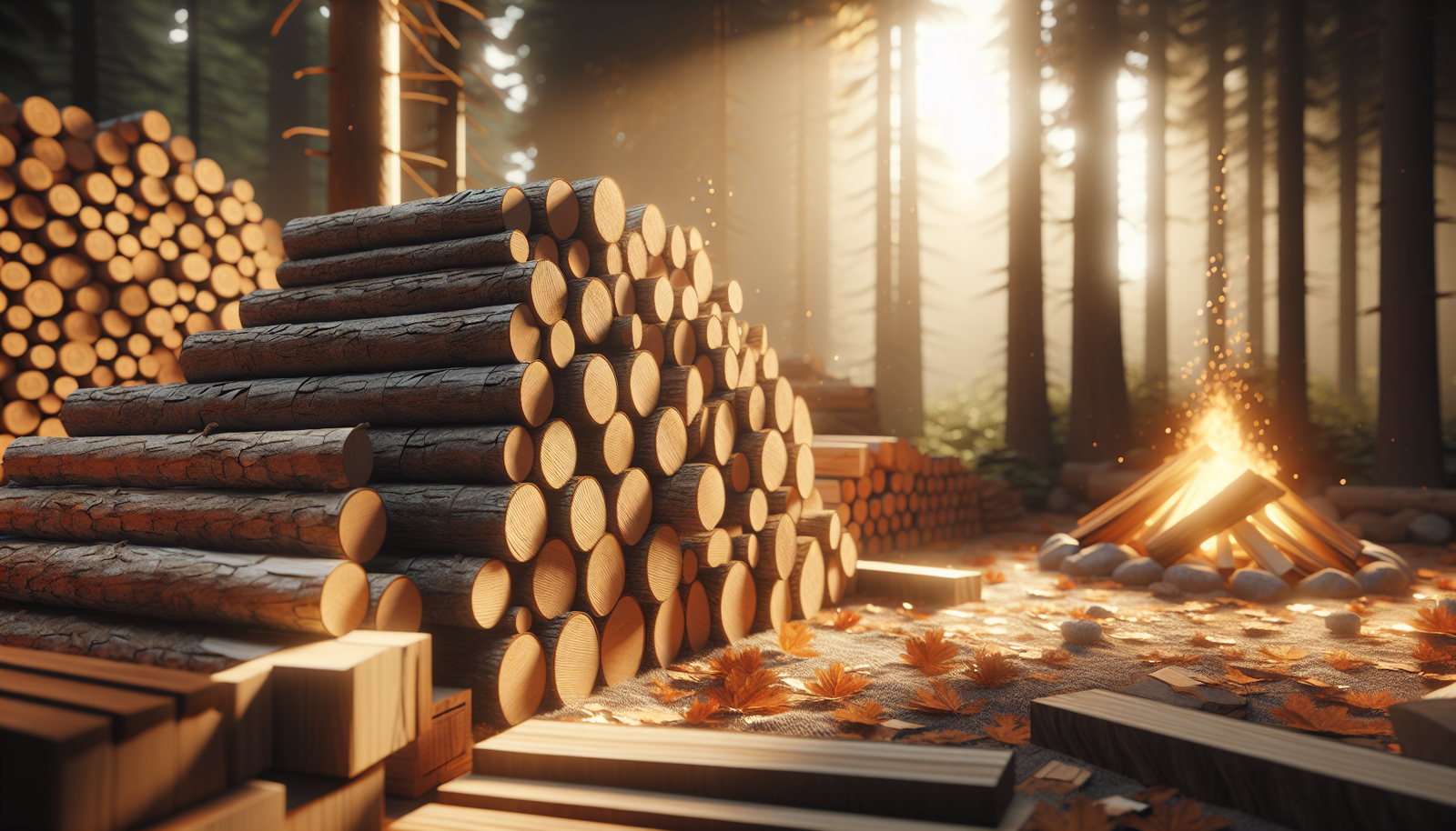 Guide complet du bois de chauffage : mélange de bois durs 30 cm