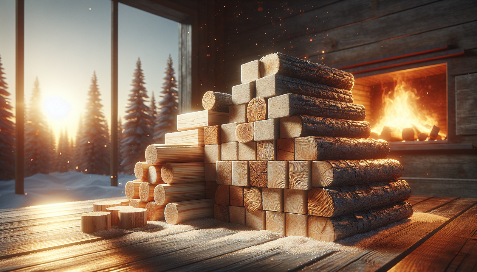 Guide complet du bois densifié feuillus en palette de 1 tonne