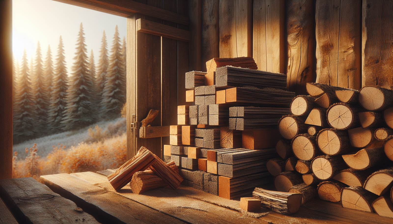 Les Avantages du Bois Densifié : Bûches de Nuit pour un Chauffage Éco